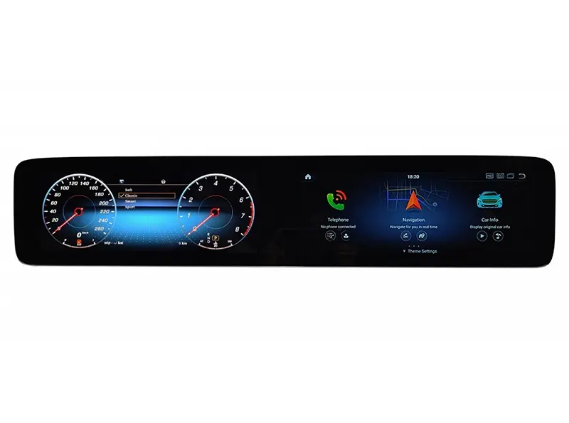 Мултимедия + дигитален километраж за Mercedes-Benz E Class W213 (2016-2019) 12.3″+12.3″